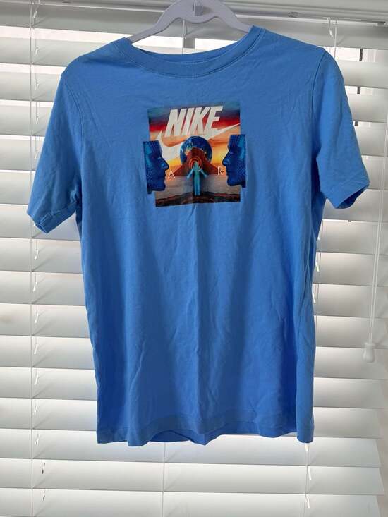 Nike Other - Nike Air Surrealist Graphic Blue T-Shirt Size XL Kids - NWOT